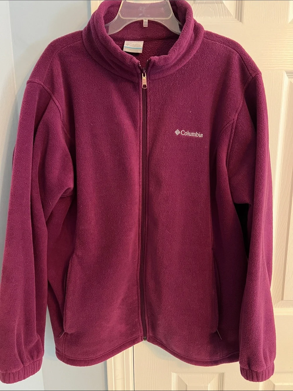 Columbia Full-Zip Fleece Jacket - Berry